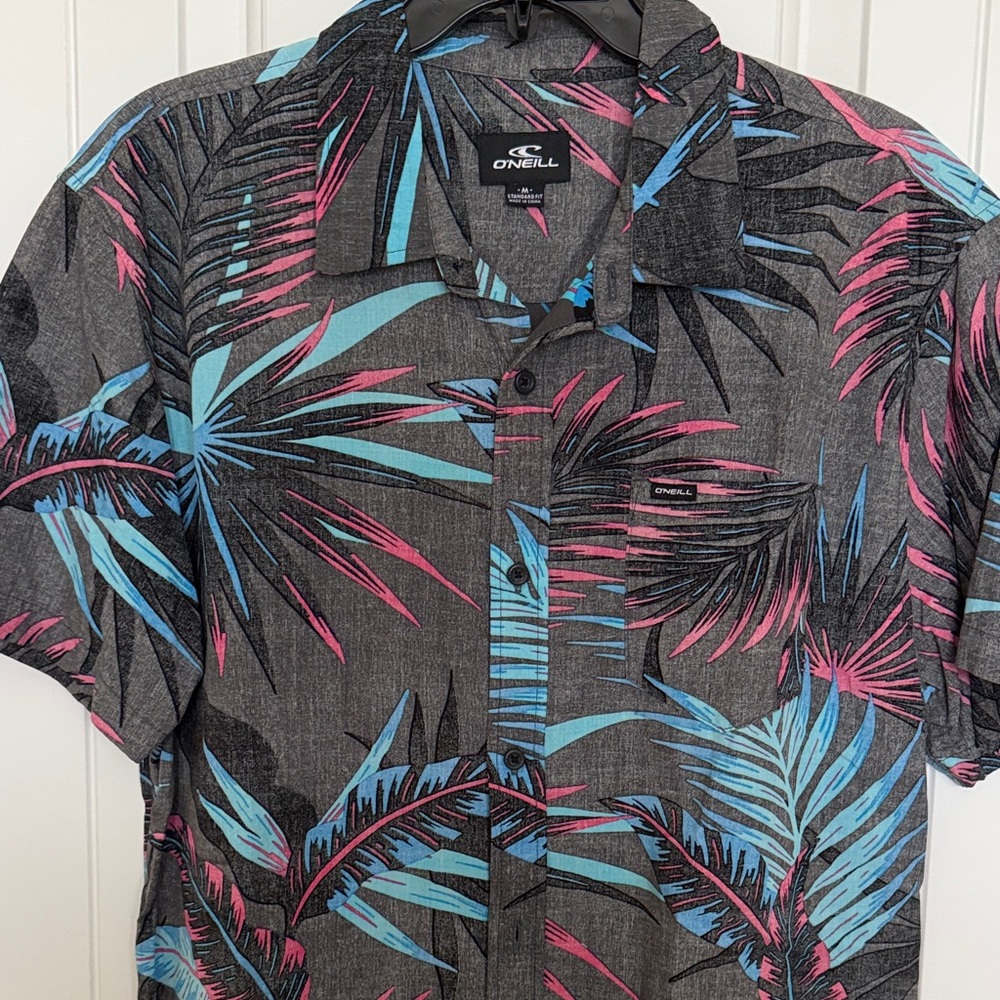 O'Neill Men's Palm Print Shirt - Medium